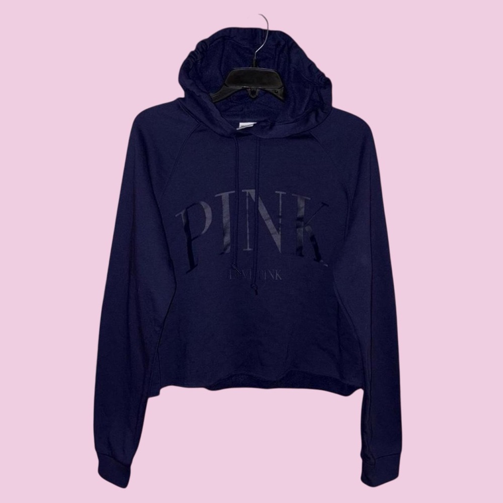 PINK Victoria's Secret Deep Blue Hoodie